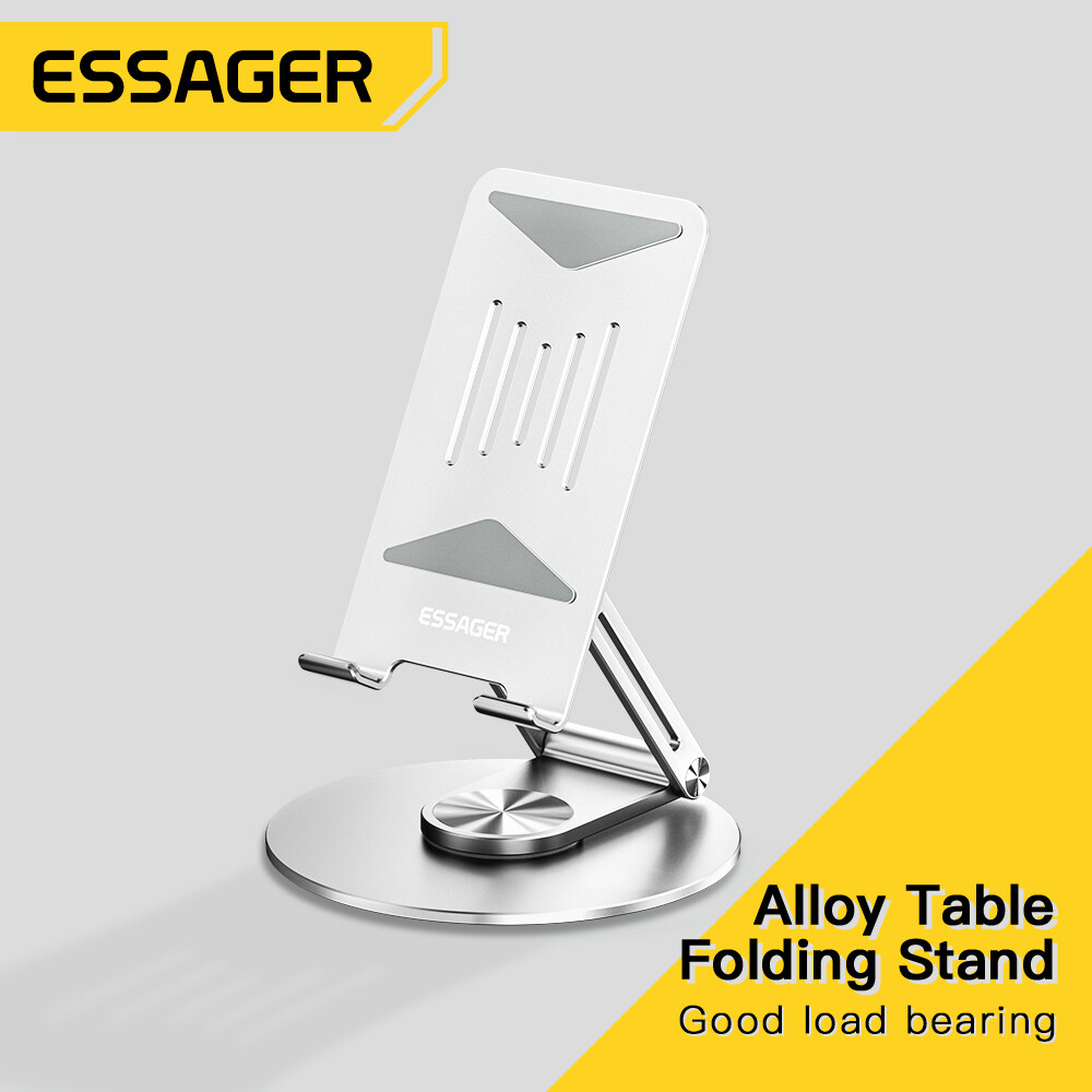 Essager giá đỡ điện thoại xoay 360 ° cho ipad iphone xiaomi samsung giá đỡ để bàn có thể điều chỉnh giá đỡ điện thoại thông minh