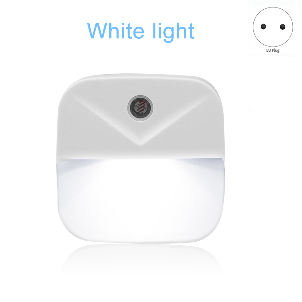 Kebidumei Đèn Chiếu Sáng Tự Động Đèn Ngủ Led Mini Cảm Biến Điều Khiển Ánh Sáng Thông Minh Với Phích Cắm EU Đèn Tiết Kiệm Năng Lượng Cho Phòng Ngủ Đèn Tường Bảo Vệ Mắt Trong Nhà Đèn Khẩn Cấp