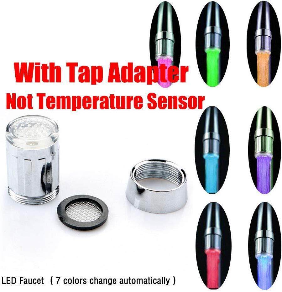 Colorful Light Up Led Tap Water Faucet 7 Color Changing Faucet