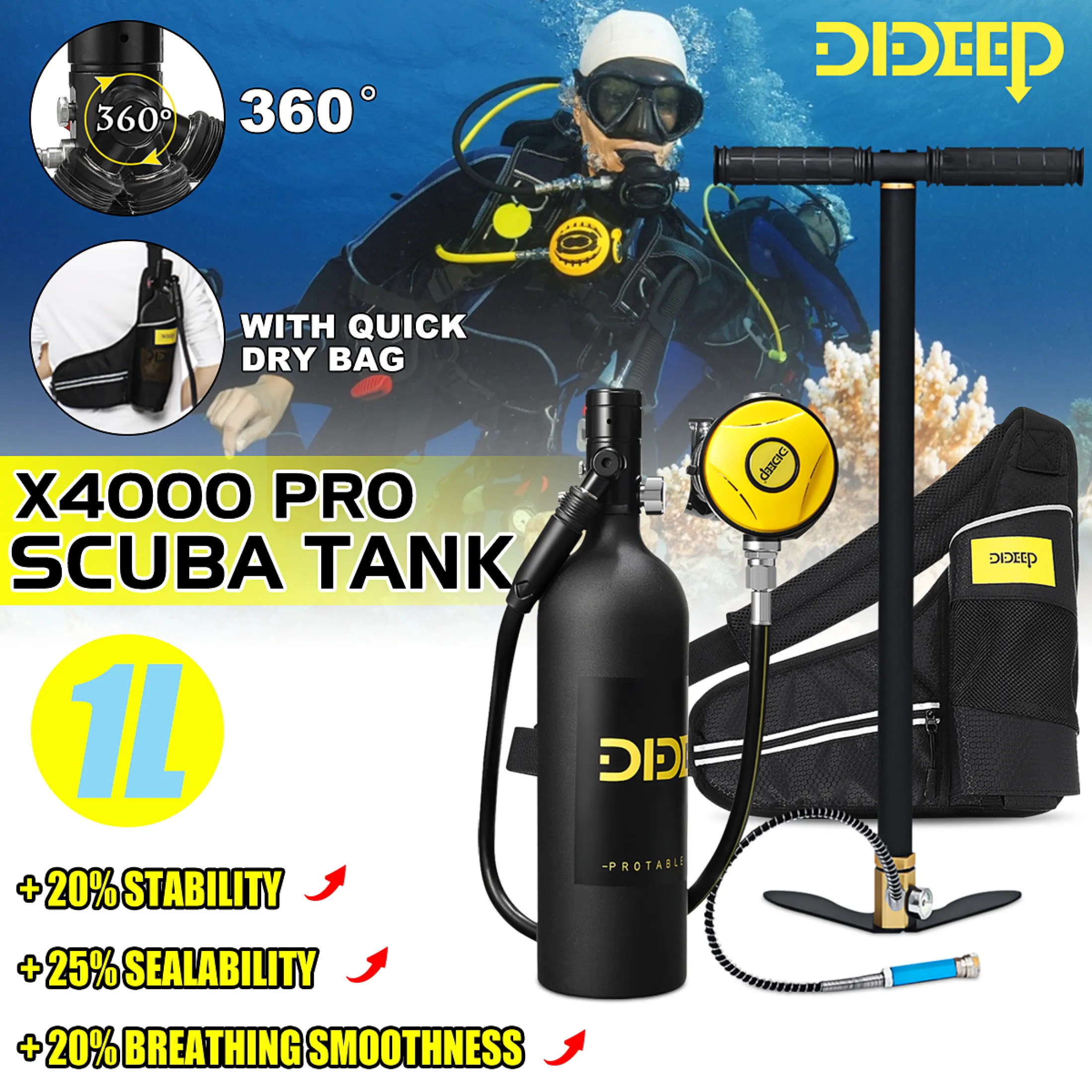 1l dive tank