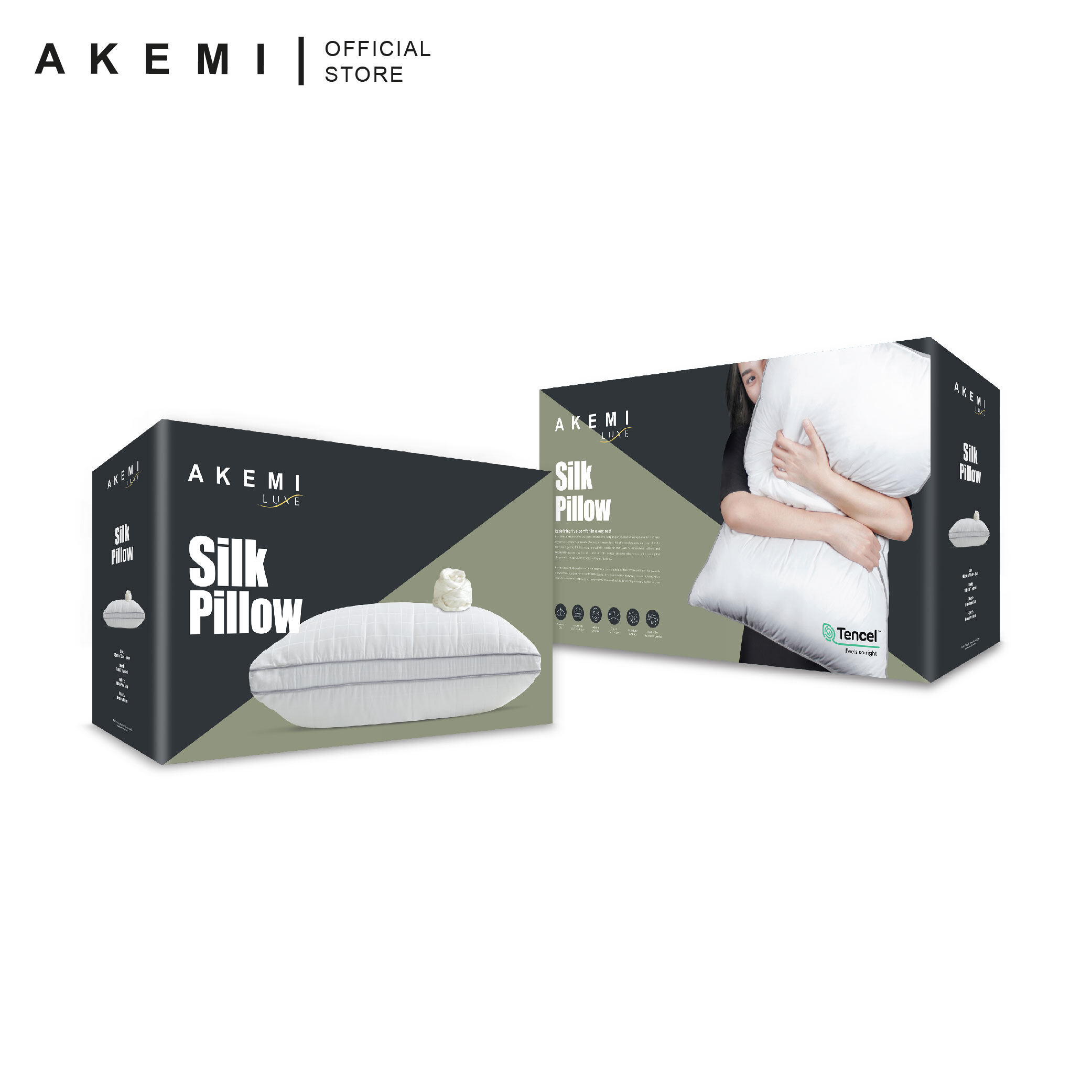 Akemi luxe shops alternative down pillow