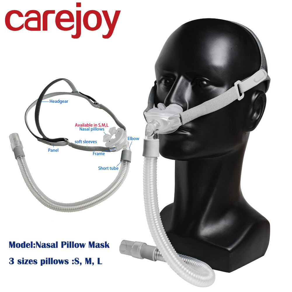 carejoy 3 Sizes Universal Cushion Pad Nasal Pillows Mask CPAP Nasal Mask for Sleep Apnea Treatment ราคา 962 บาท*ส่งฟรี