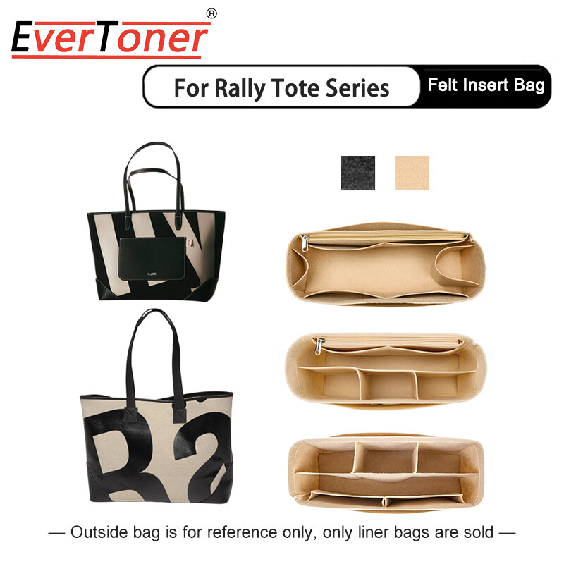  Evertoner Phù Hợp Cho Rally Tote Túi vải nỉ chèn Túi Tổ Chức Túi xách đựng đồ trang điểm Du Lịch Bên Trong Xách Tay Mỹ Phẩm Ban Đầu Tổ Chức Túi 