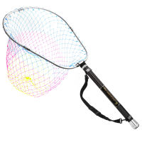 Sanlike telescoping vớt cá bắt cá Net 240cm gấp tiện lợi tay lưới kính fibre cực cho bắt Dụng cụ câu cá chép phát hành