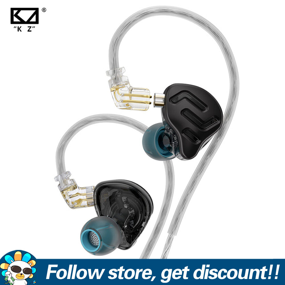 KZ ZNA Tai Nghe Nhét Tai Động Khoang Từ Tính Kép 12MM Tai Nghe IEM Nghe Nhạc Âm Trầm HiFi Tai Nghe Chơi Game Chạy Bộ Thể Thao Tai Nghe Khử Tiếng Ồn Màn Hình DJ Có Thể Tháo Rời 2 Chấu Cho Điện Thoại Thông Minh Xiaomi Huawei IOS Android Máy Nghe Nhạc MP3 MP