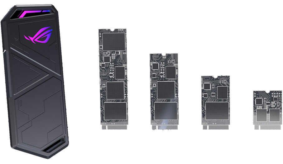 ASUS ROG STRIX ARION RGB M.2 NVMe SSD Enclosure USB3.2 GEN2 Type-C (10 Gbps) Fits PCIe 2280/2260/2242/2230 M key/B+M Key 24 c37ac8880ccae6dff8c7d81893c2be6a