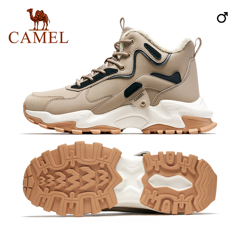 Camel giày đi bộ đường dài chống trượt ngoài trời cho nữ giày đi bộ đường dài chống mài mòn mùa đông
