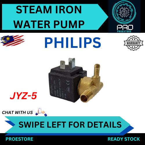 Bobina Elettrovalvola Philips Aqua 5523EN20 JYZ-4P - Ricambio Per Stiranti GC90, GC92, GC93, GC94, GC95, GC9 - Foto 2