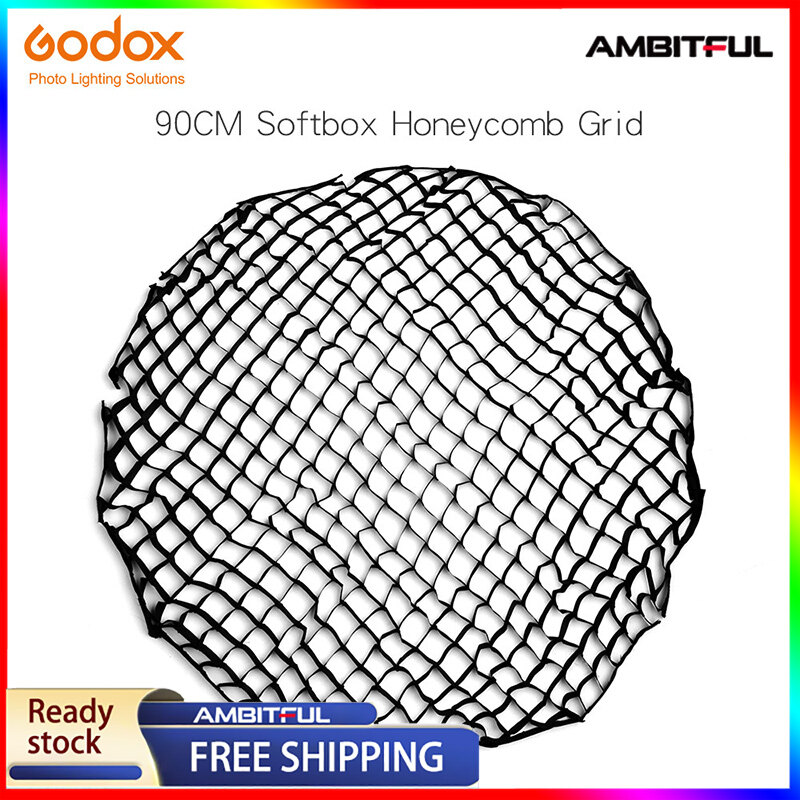 Xách tay godox p90l p90h 90 cm 16 que sâu parabol softbox lưới tổ ong