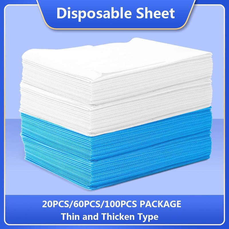 Gambar Super Soft SMS Material Lash Studio Bed Sheet Cover Beauty Salon Disposable Non Woven Bedsheet