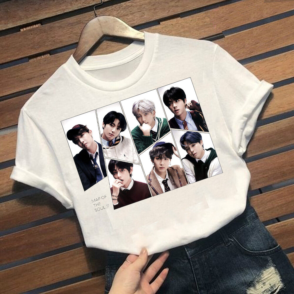 BTSタオルtシャツまとめ「ソウル」 BTS(防弾少年団) MAP OF THE SOUL 7 Tシャツ KPOP 半袖 打歌服