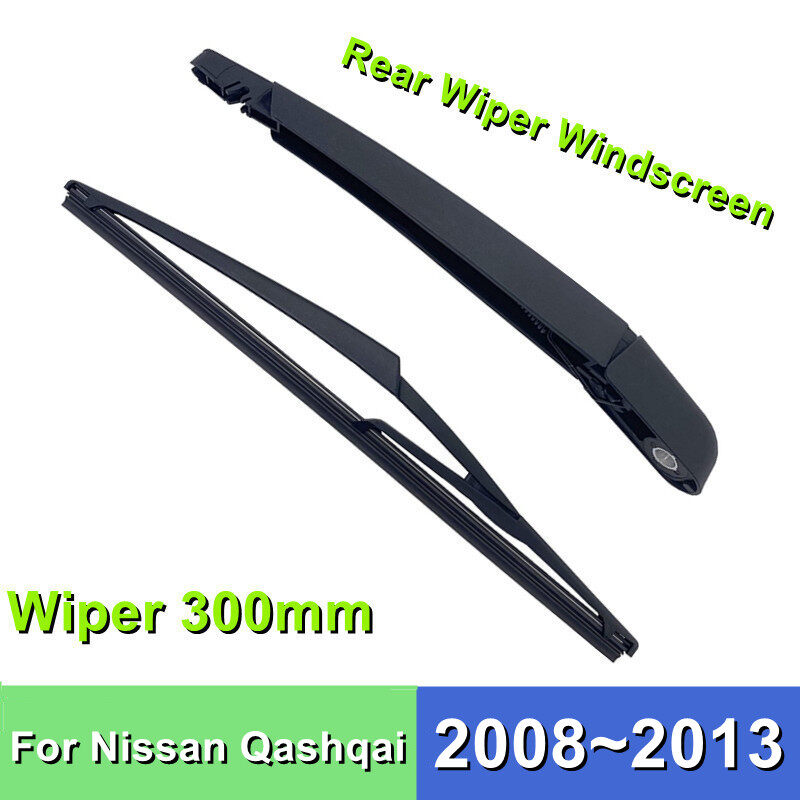Lưỡi gạt nước phía sau cho nissan qashqai 12 "/300mm kính chắn gió xe hơi kính chắn gió 2008 2009 2010 2011 2012 2013