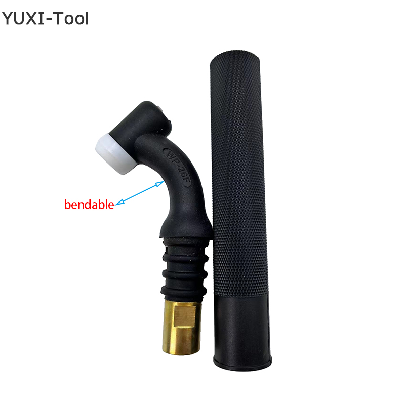 NR-17 Rotating TIG Welding Torch Head – Swivel Neck Argon Gun, 360° Adjustable, For Tight Tubing & Hard-to-Reach Welds