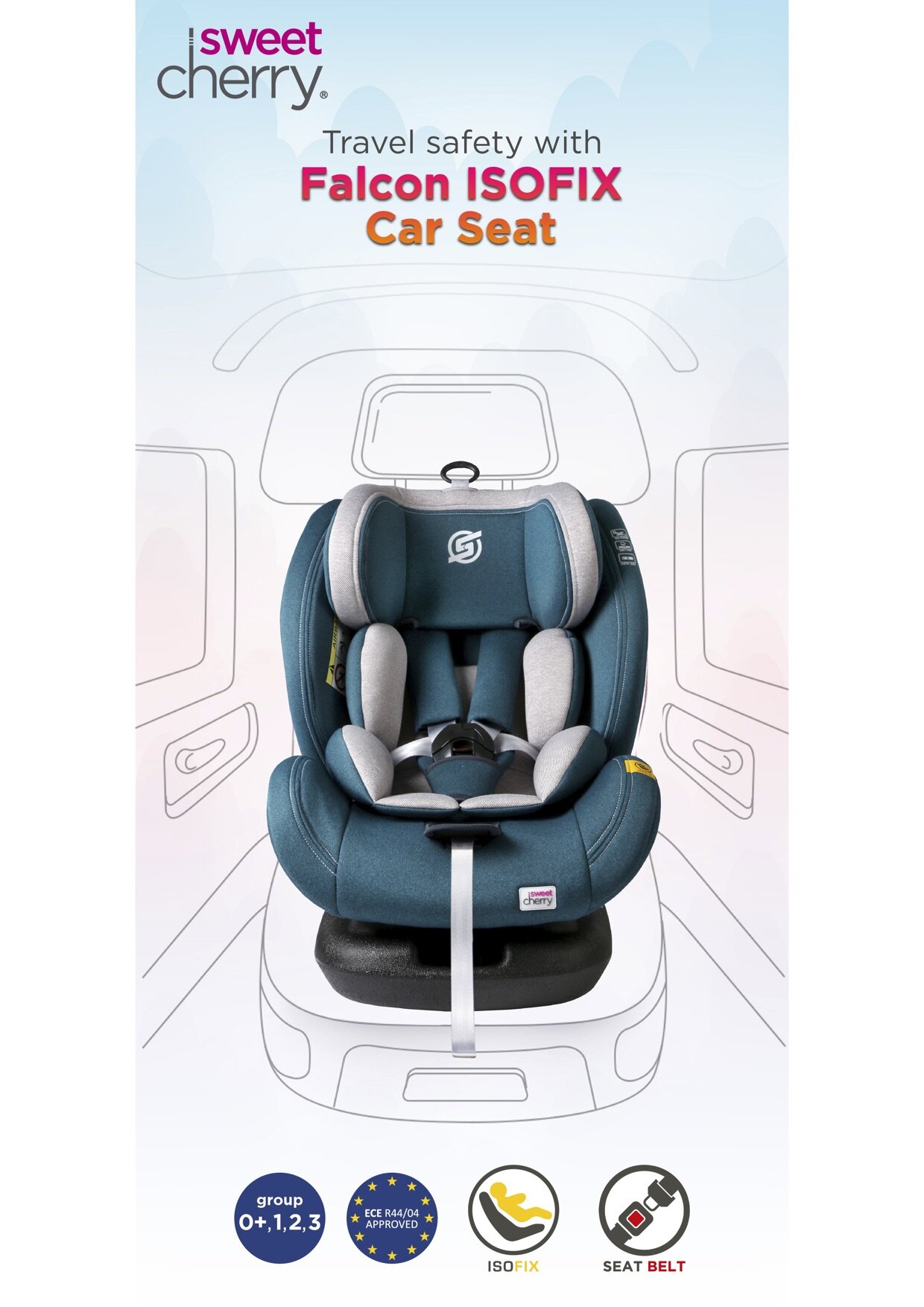 sweet cherry car seat isofix