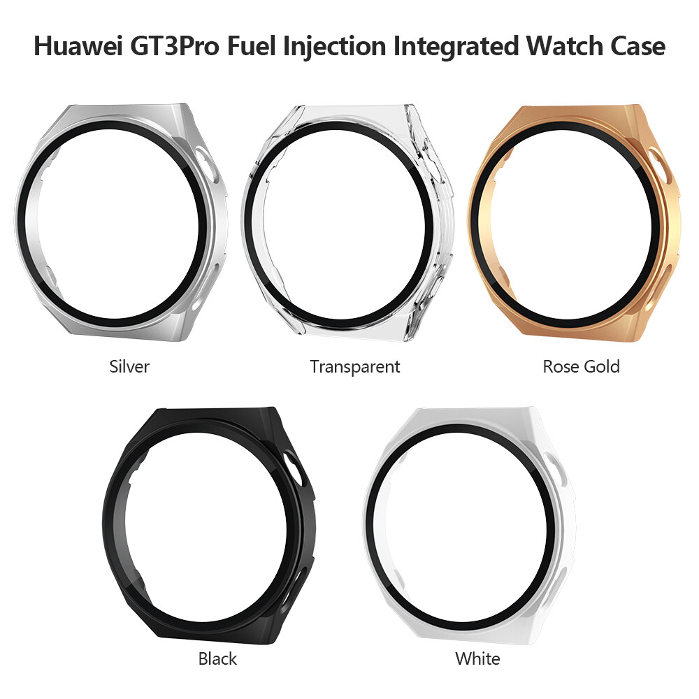 46mm Huawei GT3Pro Protective Cover PC Material Tempered Shell Lightweight Comfortable Original Machine Matching Protective Case Anti-Collision Wear-Resistant Non-Original Accessories Easy to Replace