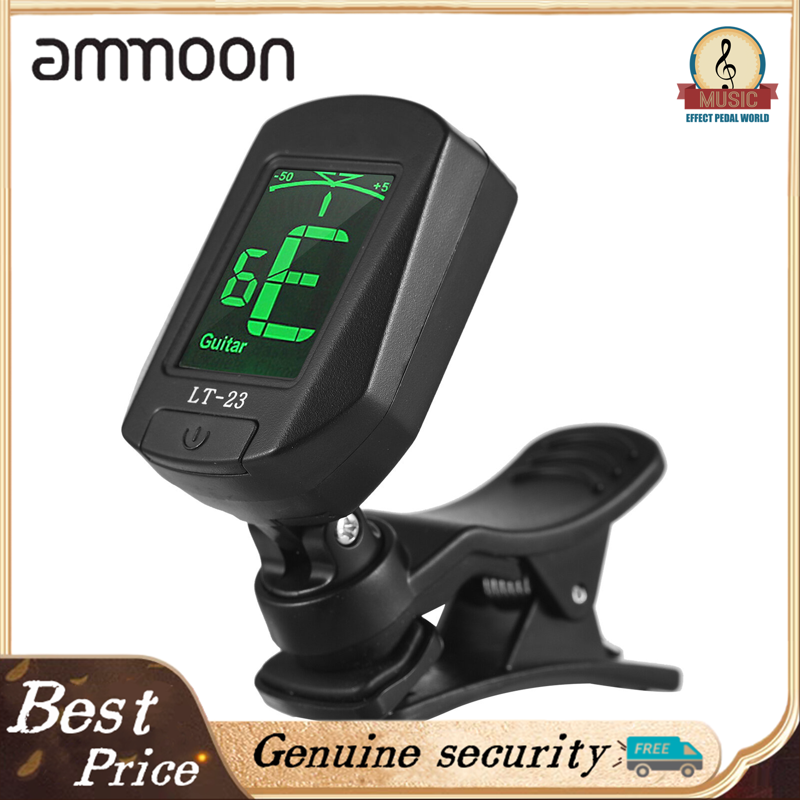 Bộ chỉnh dây đàn ghi ta bộ chỉnh dây kẹp bộ chỉnh dây điện tử mini kỹ thuật số có màn hình lcd cho guitar bass violin ukulele chromatic