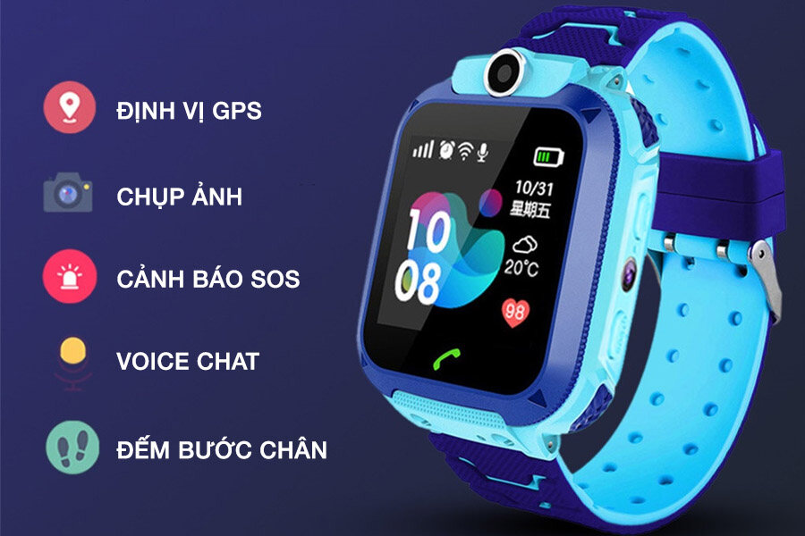 Đồng hồ gọi điện xiaomi, Cách cài đặt ĐỒNG HỒ THÔNG MINH ĐỊNH VỊ Q12 , Top đồng hồ định vị loại tốt - Giảm giá ưu đãi hấp dẫn - Dòng 313 - Bảo hành 1 đổi 1 uy tín