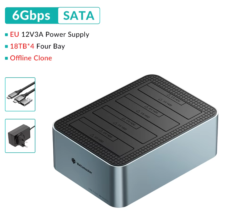 ORICO Dual-bay Ổ đĩa cứng gắn ngoài trạm nối cho 2.5/3.5 inch HDD SSD SATA để USB 3.0 Trạm Sạc HDD t