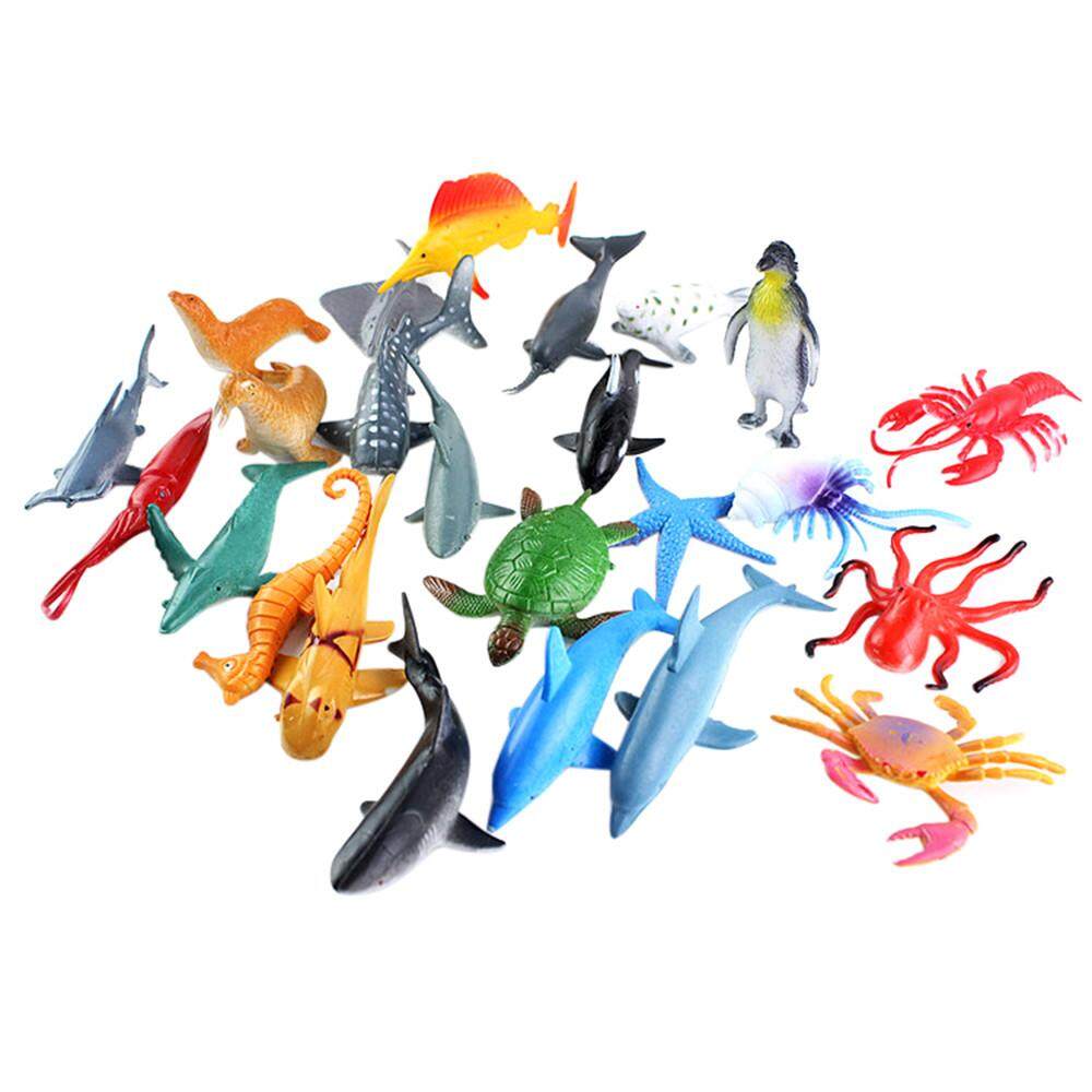 Educative Toys A Set Simulation Plastic Ocean Animals Sea Creatures Model Lazada Ph
