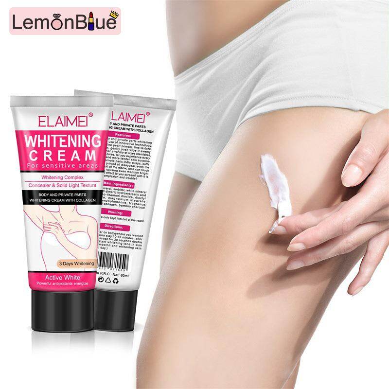 Gambar ?Hot Sale+In Stock?ELAIMEI Underarm Whitening Cream for Sensitive Area Skin Body and Private Parts Whitening Cream Skin Care Underarm Leg Arm knee