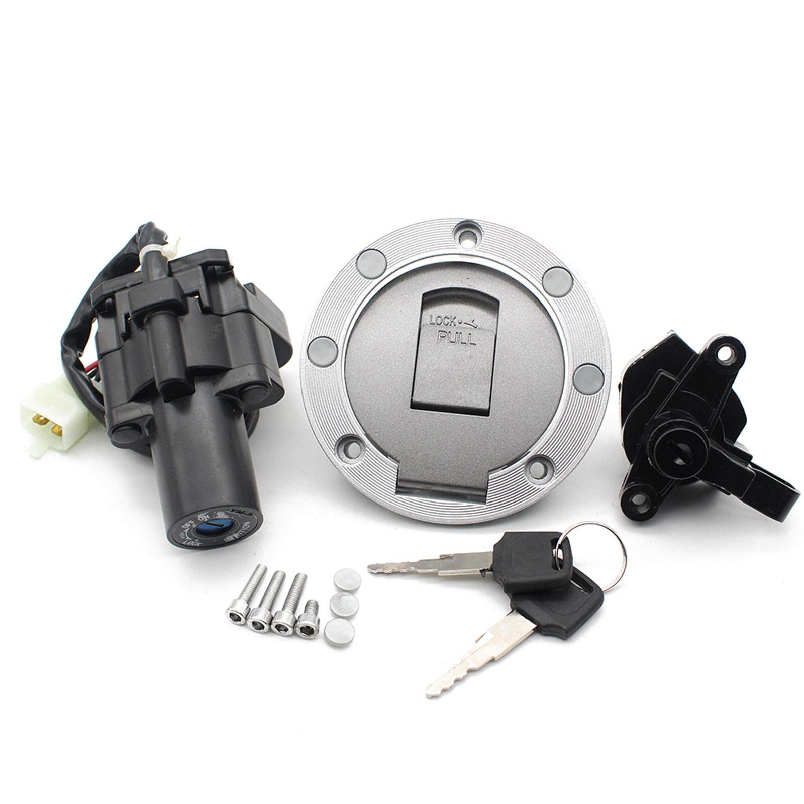 Sturdy Gas Fuel Tank Cap Cover with Keys for Yamaha XJR400 1993-2002 XJR1200 1994-1998 Assembly Parts Modification