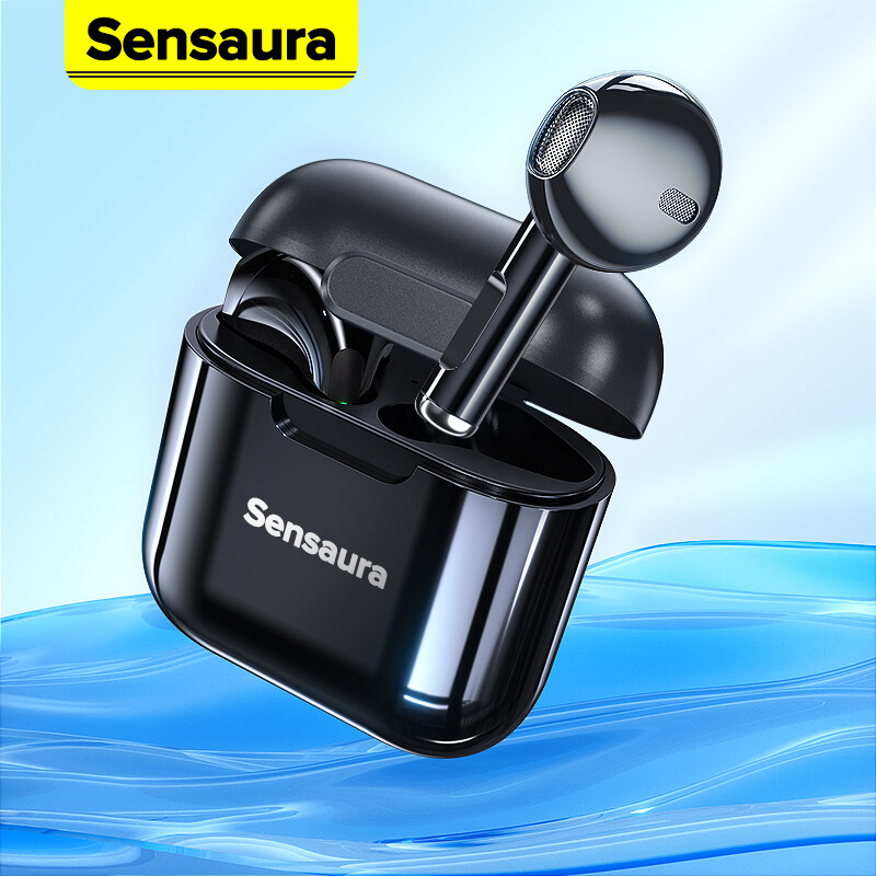 【Cod sensauratws wireless headphone Bluetooth noise reduction original high quality 3D stereo earbuds dual ear phone headset for iPhone Samsung Xiaomi Oppo Huawei Vivo and other mobile phones