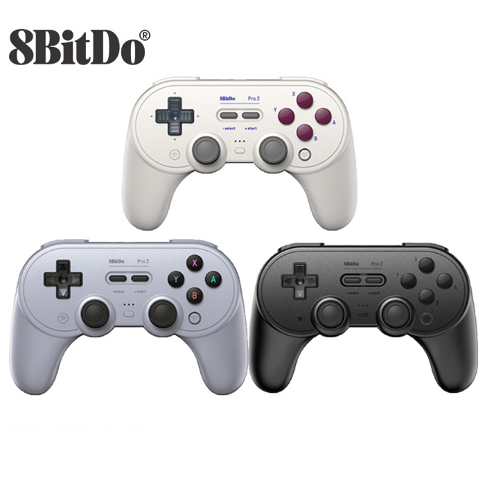 Hàng có sẵn bộ điều khiển bluetooth 8bitdo pro 2 chính hãng cần điều khiển không dây tay cầm chơi game usb-c cho switch pc macos android steam raspberry pi phụ kiện trò chơi dịch vụ bảo hành