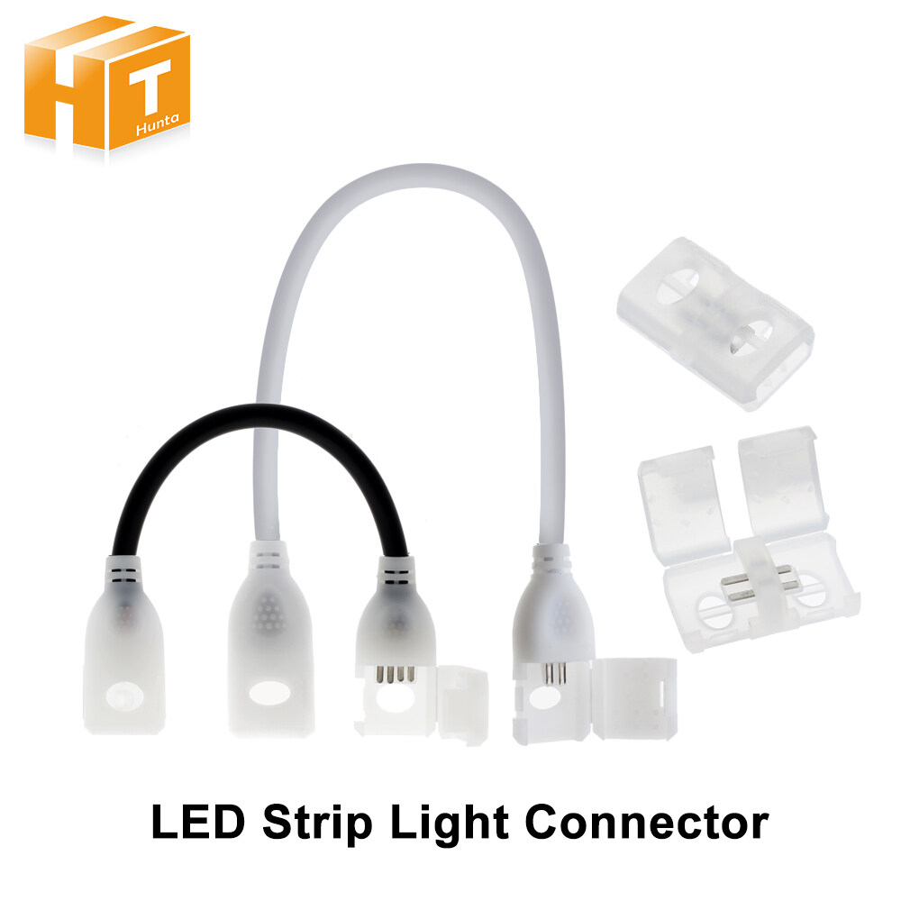 2pin 4pin 240V LED Strip Connector Single Color RGB High Voltage Light