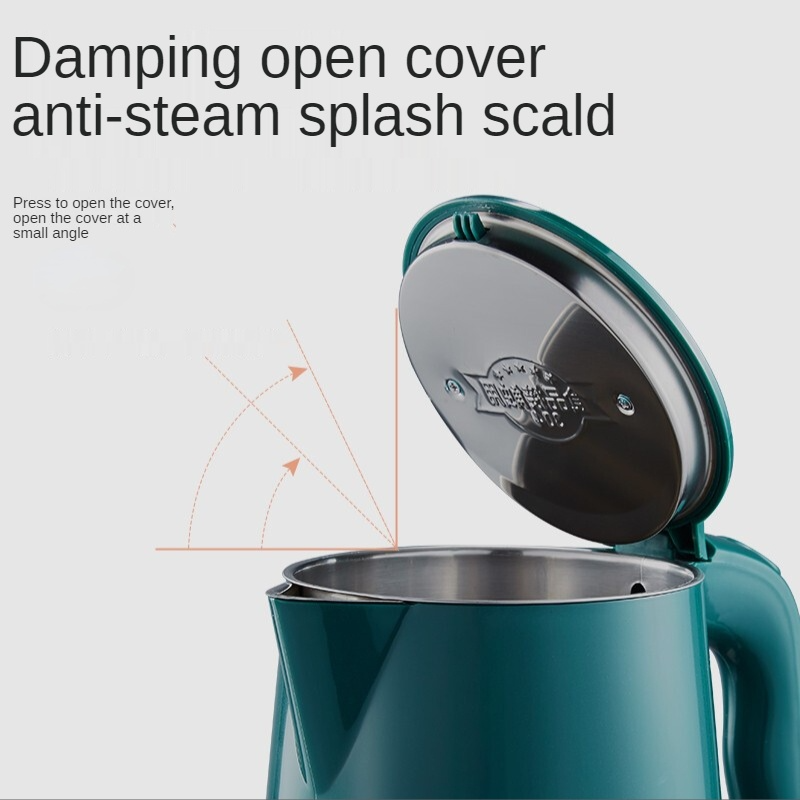 Gambar Electric Kettle Hot Kettle Food Grade Stainless Steel Capacity Thermos Kettle Boil Kettle 2L Double Insulation Boil Fast