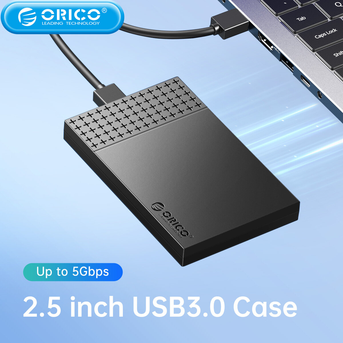 ORICO Vỏ Bọc Ổ Cứng 2.5 "Vỏ HDD SATA3.0 Sang USB3.1 Type-C SSD HDD Box HD Ổ HDD Gắn Ngoài Caddy Nhựa Vỏ Ổ HDD