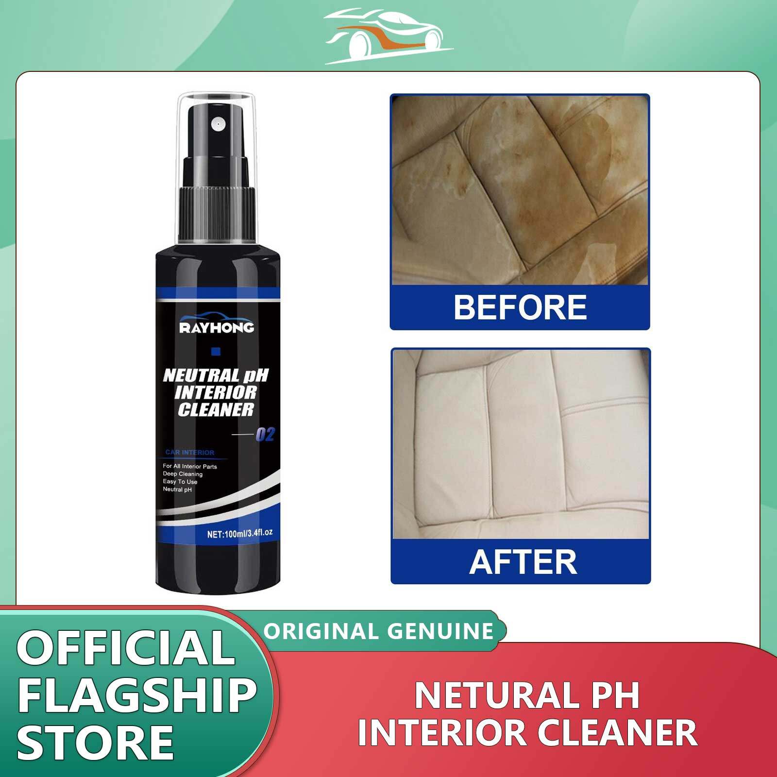 Rayhong Multipurpose Cleaner Plastic Renovator For Car Interior Leather Seats Household Cleaners Removal Spray Repair Coating Renovator 100ml Powerful Stain Removal Spray Multipurpose Cleaning Super Rust Dust Remover Spray Metal Surface Defender For Car ราคา 154 บาท*ส่งฟรี