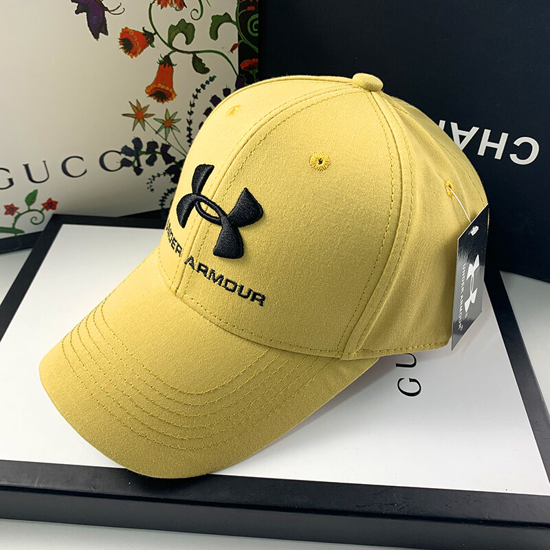 Black and yellow under armour hat Clearance