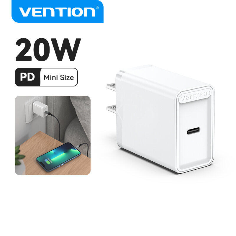 Vention Bộ Sạc Nhanh Type C 20W Cho iPhone 13 Pro Max Bộ Sạc PD 12 Pro Max Bộ Sạc Điện Thoại Di Động