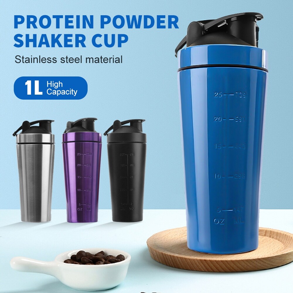 Gambar ?CW? WheyPowderShaker Bottle For Water Bottles Gym Nutrition Blender CupVacuum Insulation Water Cup
