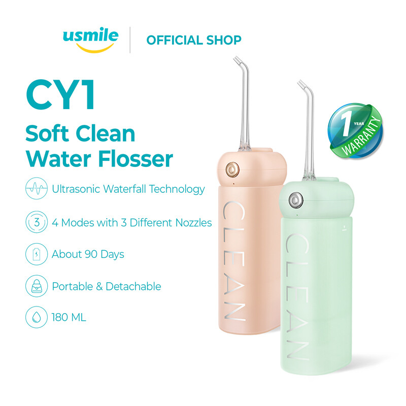 Gambar usmile CY1 Soft Clean Water Flosser Ultrasonic Oral Irrigator