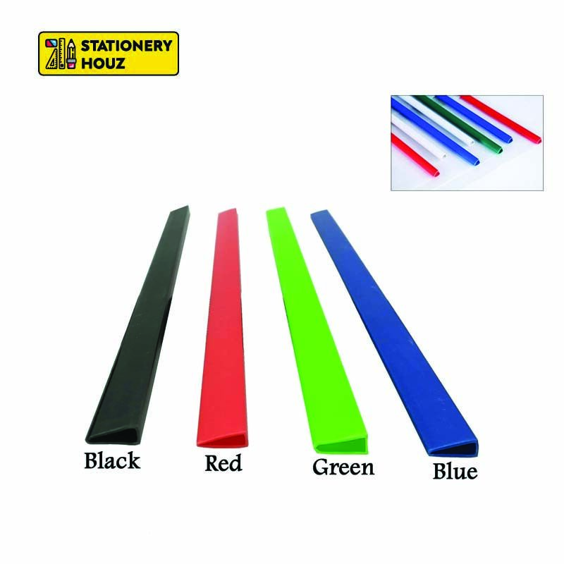 Slide Sheet PATIKIL 100Pcs Binding Bars, 8mm Binding Bars Slide Grip 50 Sheets Capacity A4 Size Report Binder Teardrop Shape Presentation Binder For Report Cover Resume, Clear Report Cover Spines