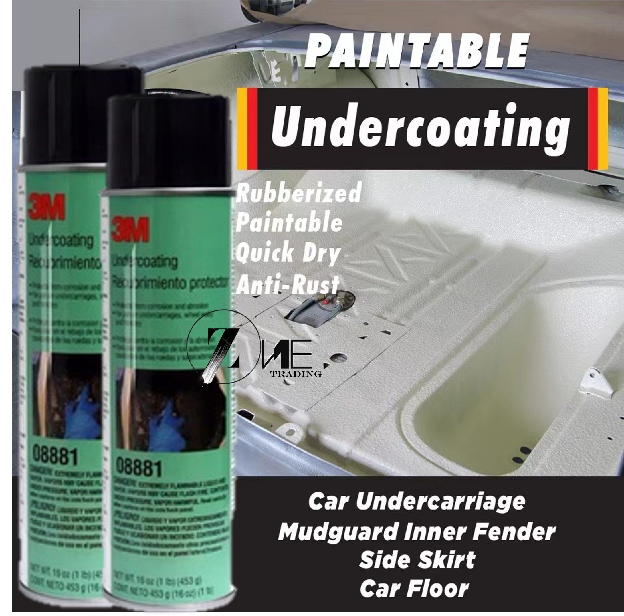 3M Genuine Undercoating Spray Veslee / Spray Man Anti Rust Spray Rubberized Undercoating Price