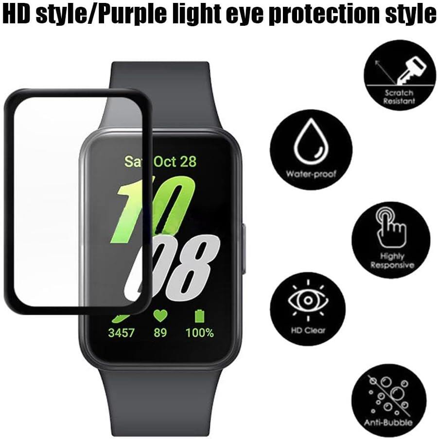 Phim bảo vệ cho Samsung cong 3D phù hợp với 3 fit3 Đồng hồ thông minh nhựa TPU mềm miếng bảo vệ màn hình bọc hoàn toàn