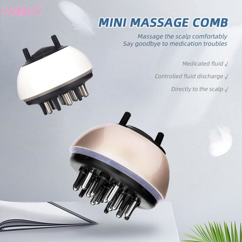 Cammuo lược bôi da đầu lược lỏng chăm sóc tóc tinh dầu chăm sóc da đầu lược dẫn hướng mọc tóc