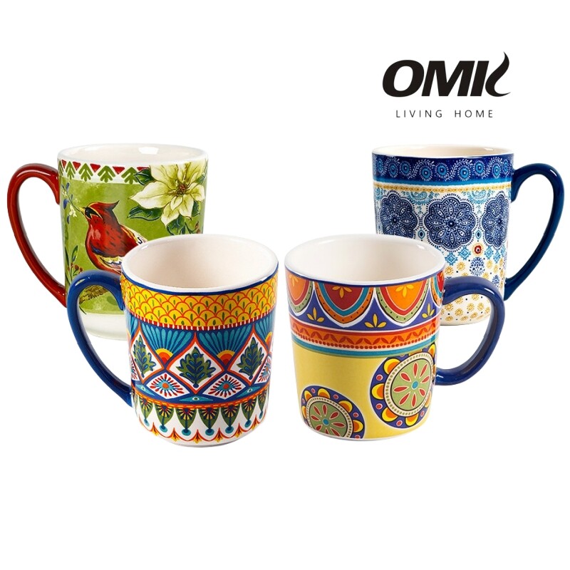 OMK 4pcs set of American ceramics Mugs coffee cup ราคา 966 บาท*ส่งฟรี