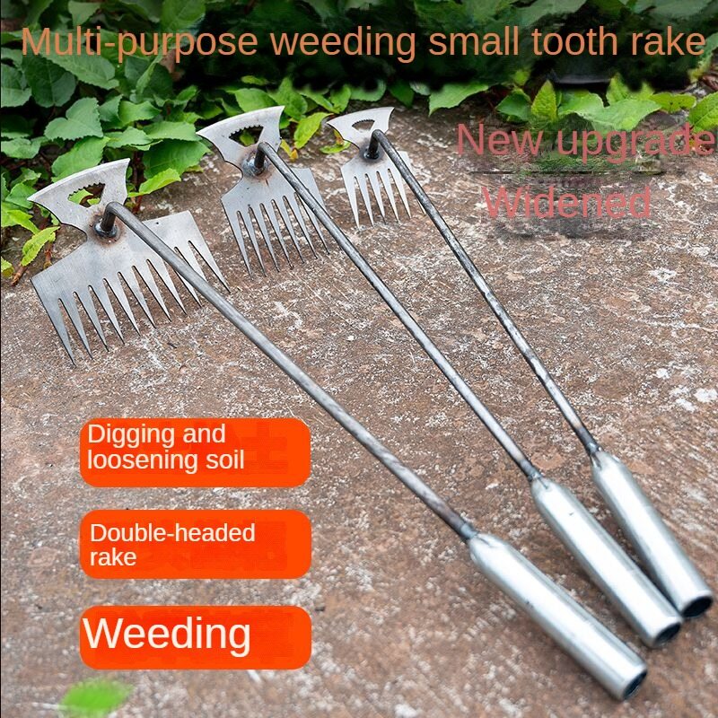 Thép Mangan mới công cụ làm vườn cái cào nhỏ cầm tay đất lỏng đào xẻng Rau Hoang Dã