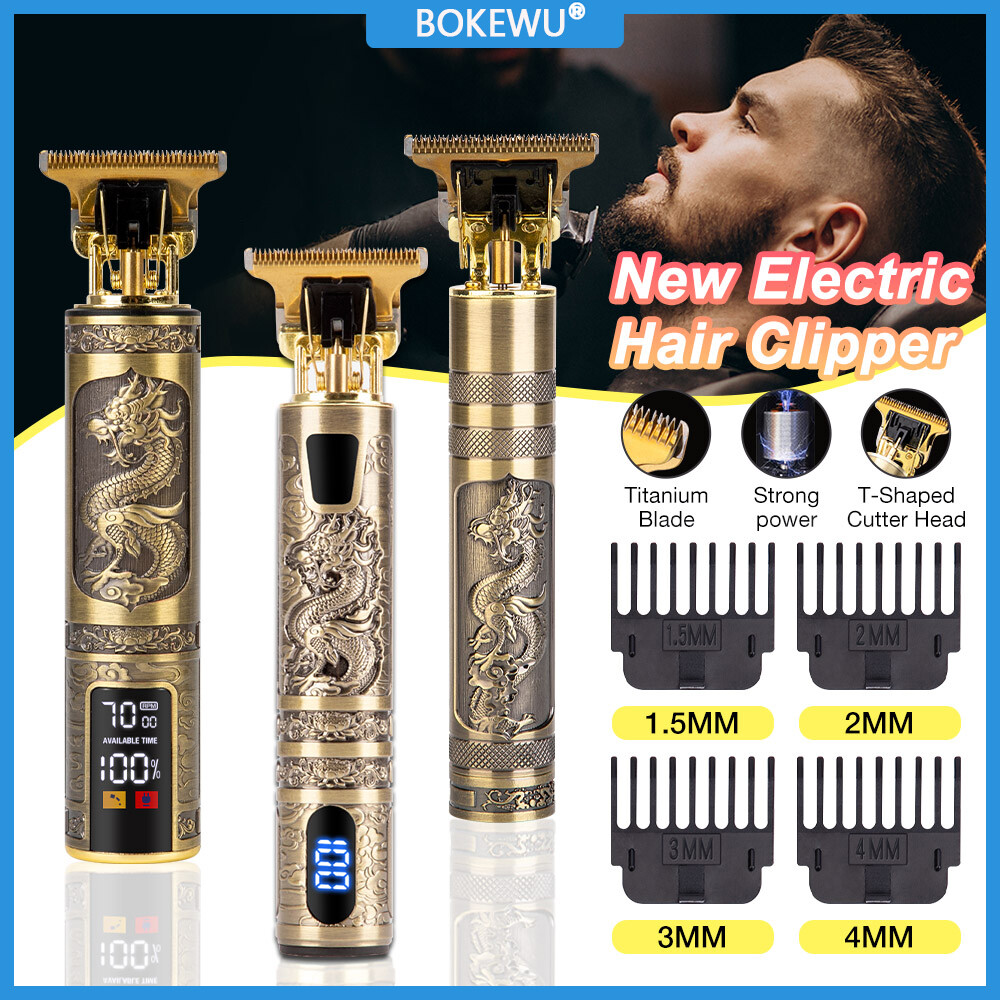 Bokewu tông đơ cắt tóc chuyên nghiệp tông đơ cắt râu cho nam tông đơ cắt tóc chạy điện máy cắt tóc máy cạo râu cắt tóc