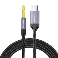 Rocoren Type-C เพื่อสาย Aux สมาร์ทโฟน Type-C อะแดปเตอร์เสียงสำหรับ3.5มม.
