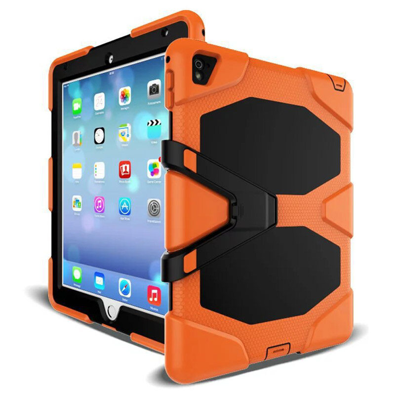 Tablet Case For iPad Mini 1 2 3 Waterproof Shock Dirt Snow Sand Proof Extreme Army Military Heavy Duty Kickstand Cover Case (8)