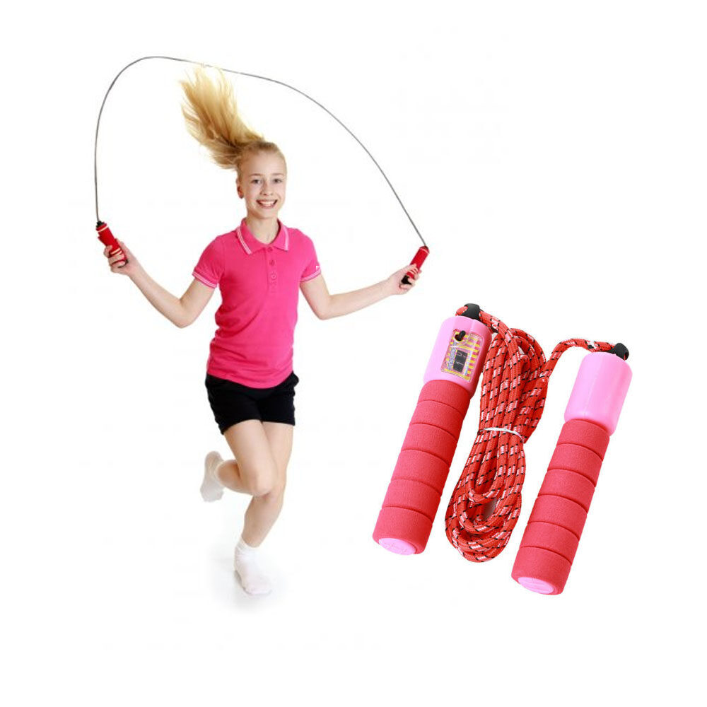 Details about   Kids Adult Digital Counter Skipping Jump Rope  Counter Exercise Game Fitness 