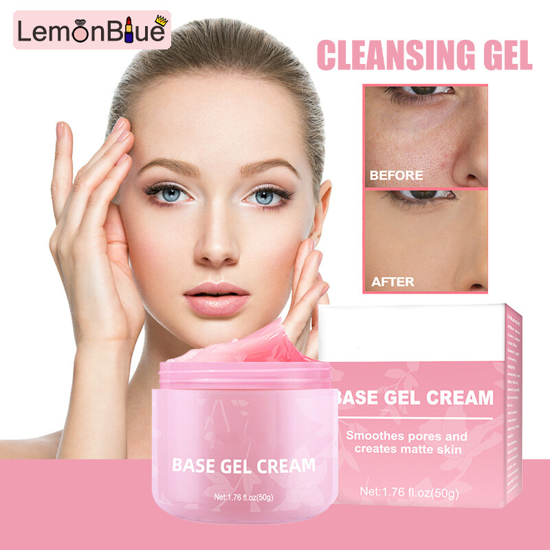 Gambar LemonBlue Base Gel Cream Invisible Pore Face Primer Matte Base Make Up Oil control Smooth Pore Cream Cosmetics Invisible Pore Face Primer Matte Base Make Up Oil control Smooth Fine Lines Base Gel Cream