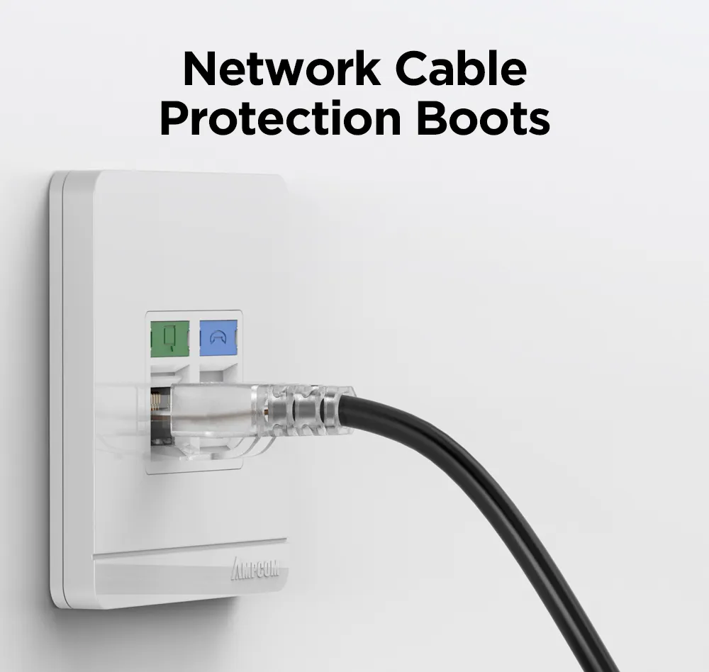 Protección de cables de red