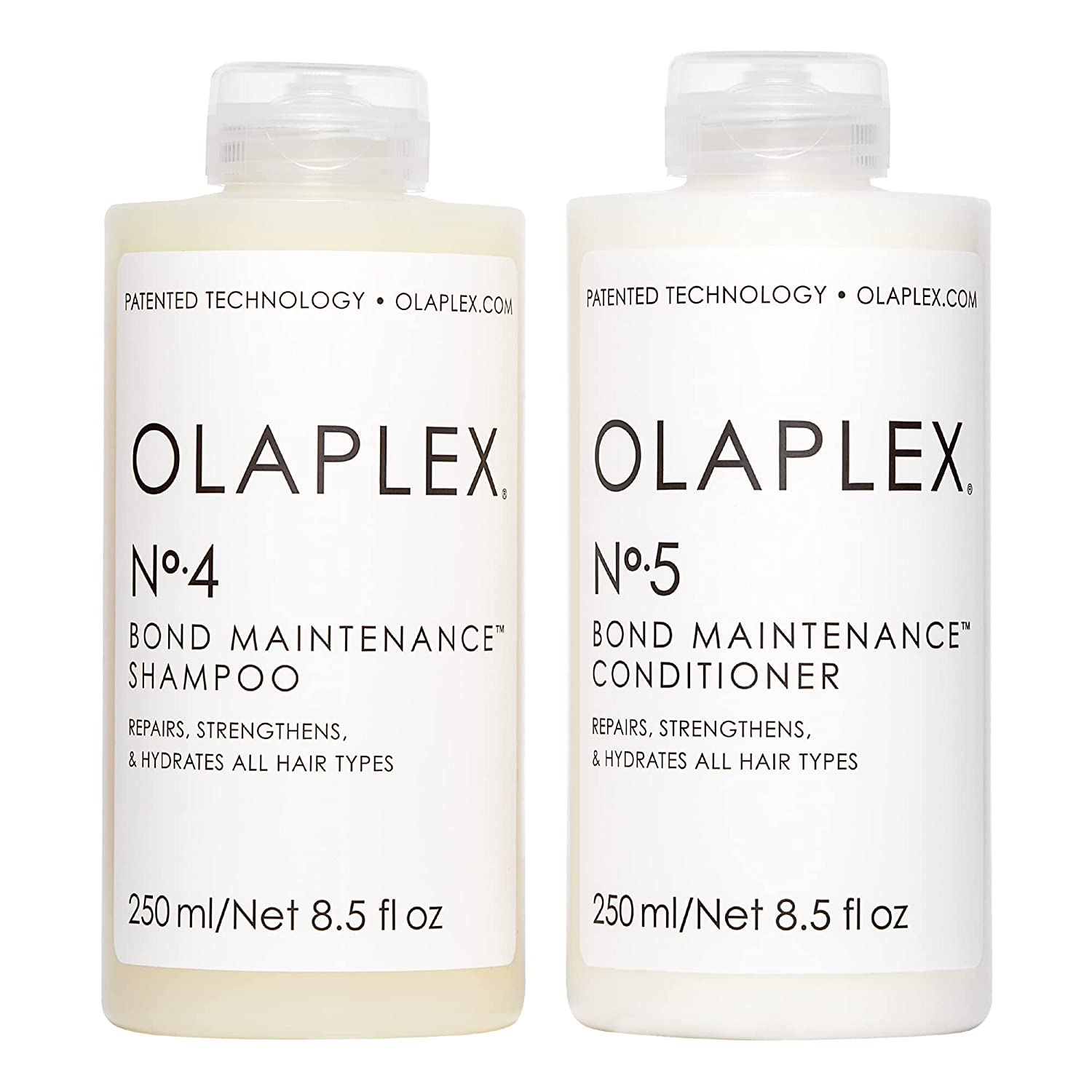 Olaplex No 4 + No 5 (Maintenance Shampoo 250ml+ Maintenance Conditioner 250ml) ราคา 1,290 บาท*ส่งฟรี