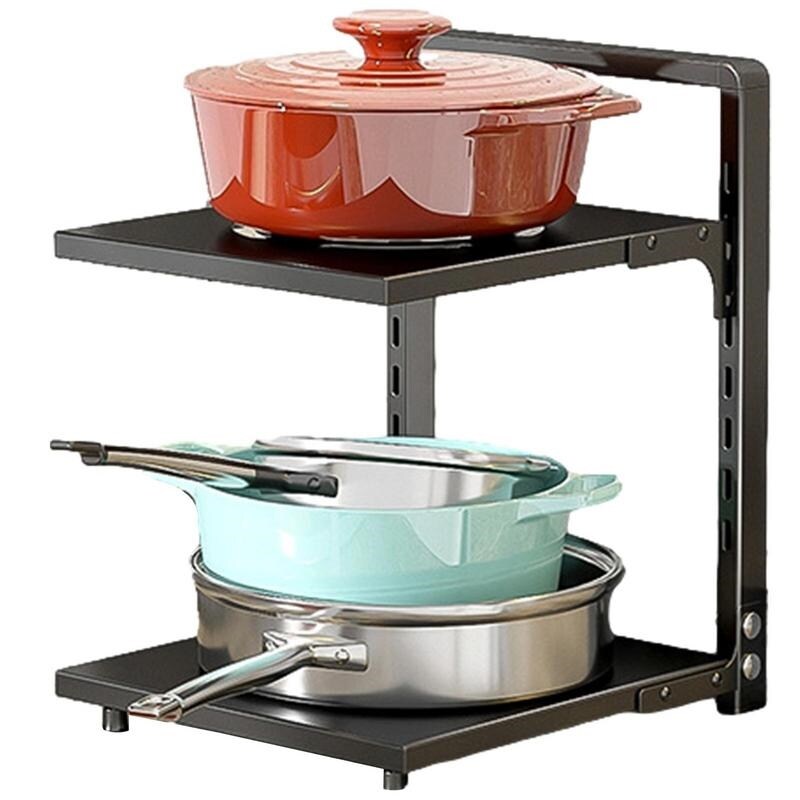 Gambar Pan Holder Rack Pot Rack Organizers Pot Lid Organizer For Kitchen Organization amp; Storage Pot Lid Holders Pan Rack Lid Organizer