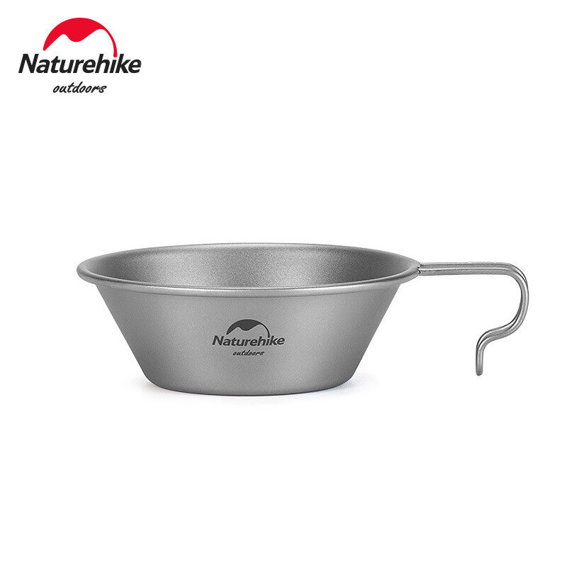 Naturehike Shera Bowl Outdoor Lightweight Titanium Bowl Camping Tableware BBQ Picnic Equipment